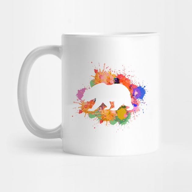 LGBT Rainbow Splatter Pride Bear by theglaze